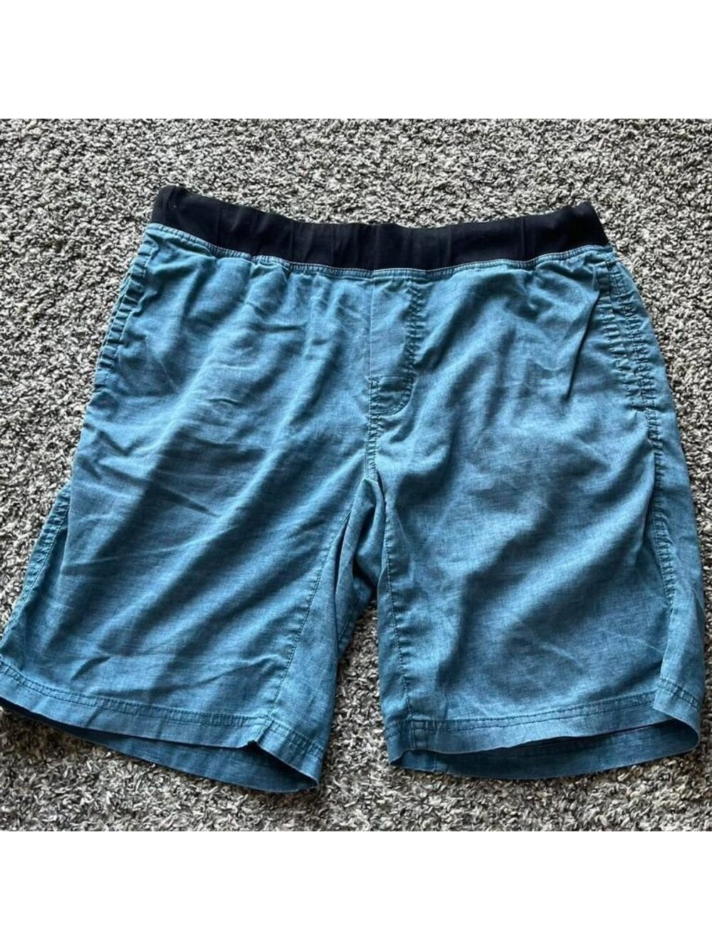 PrAna Men's Blue Large Shorts Yoga Summer Breathable Outdoor Hiking Gorpcore